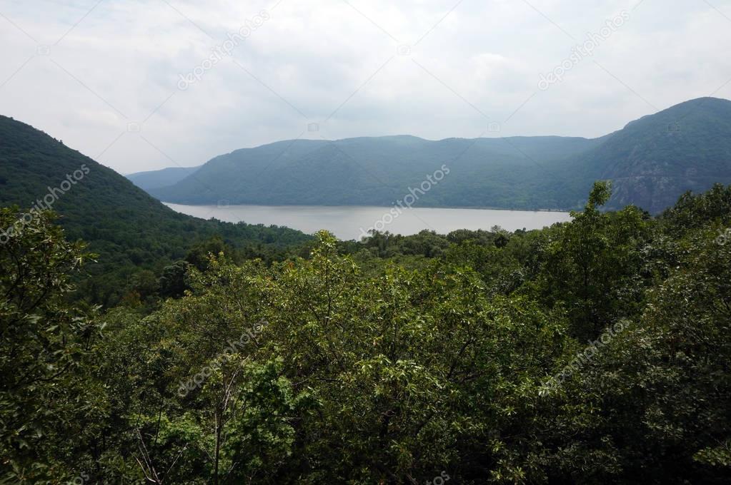 Hudson River and Mountains in Upstate New York