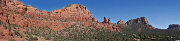 Panorama över ryggen och Buttes i Sedona Arizona — Stockfoto