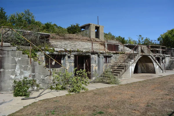 Verlassene Maritime Militärfestung — Stockfoto