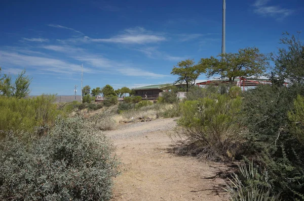 Pouštní Stezka Odpočívadle Arizoně — Stock fotografie