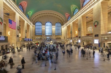 New York 'taki Grand Central İstasyonu, 20 Aralık 2019' da 89 E 42. Cadde, New York, Ny, Usa için dekore edildi.
