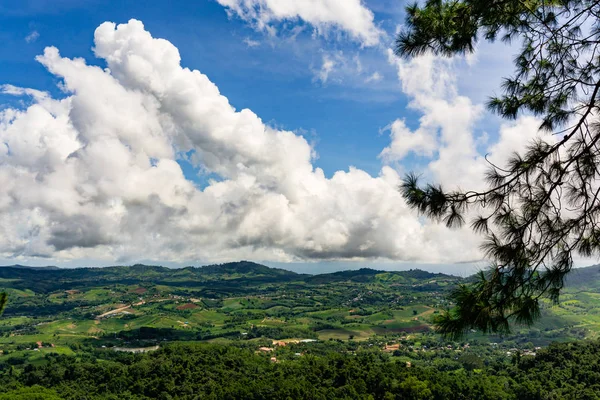 Fresh air view on the hill — Stock Photo, Image