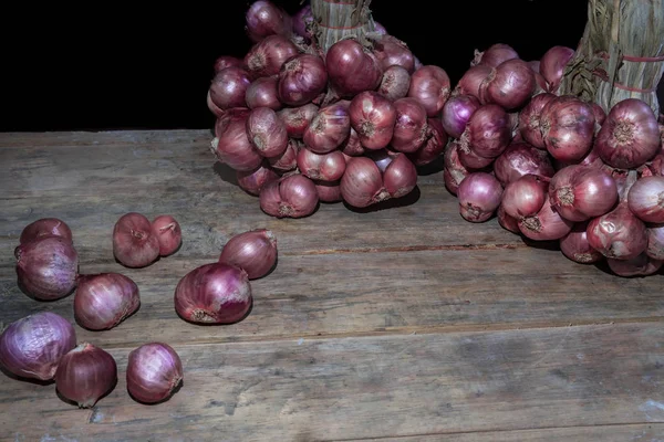 Shallots vegetables that are Thai herbs — Stock Photo, Image