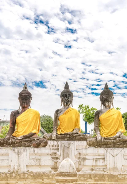Trois images de Bouddha — Photo