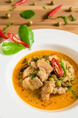 Baharatlı körili domuz palatability