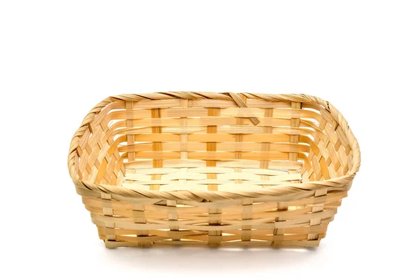 La cesta está hecha de bambú . —  Fotos de Stock