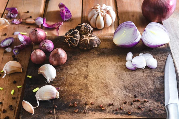 Sebze Tayland yemek pişirmek için hazırlanıyor.