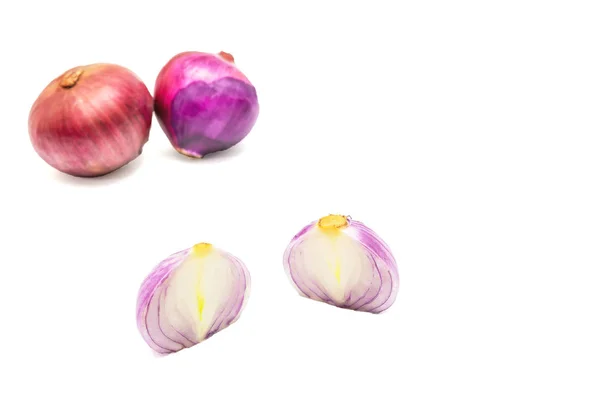 Place the onions in a pile on the small head and a half was put up front. — Stock Photo, Image