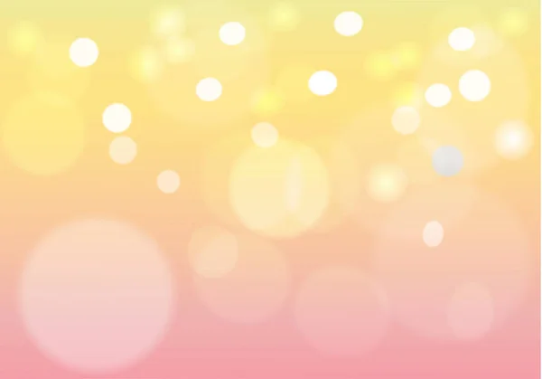 Bokeh Étoiles Rondes Floues Comme Fond Abstrait Coloré Joli Élégant — Image vectorielle