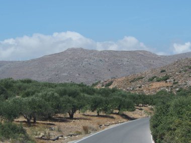 Girit Yunanistan Akdeniz deniz Sahili ve doğa Adası