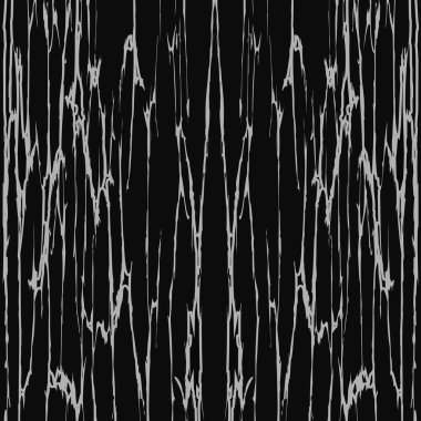 Siyah bir zemin üzerine soyut yırtık beyaz çizgiler.