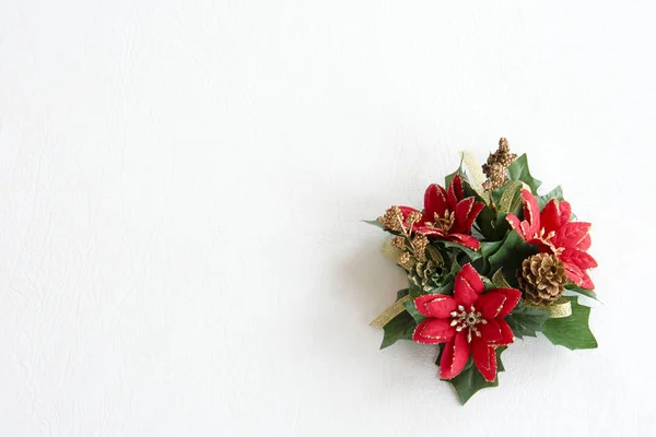 Natal Cartões Com Palavras Decorações Natal Árvore Natal Flocos Neve — Fotografia de Stock