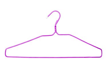 Beyaz arka plan askı elbise için izole