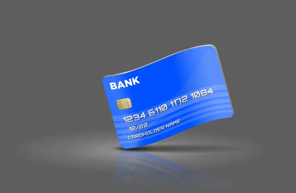Wellige Kreditkarte — Stockfoto