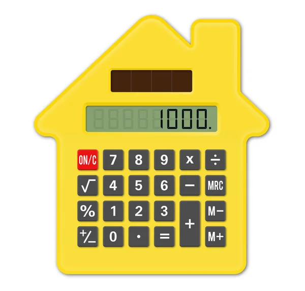 Calculator House, concept investment — Stock Photo, Image