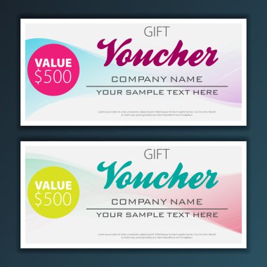 Hediye çeki şablonları