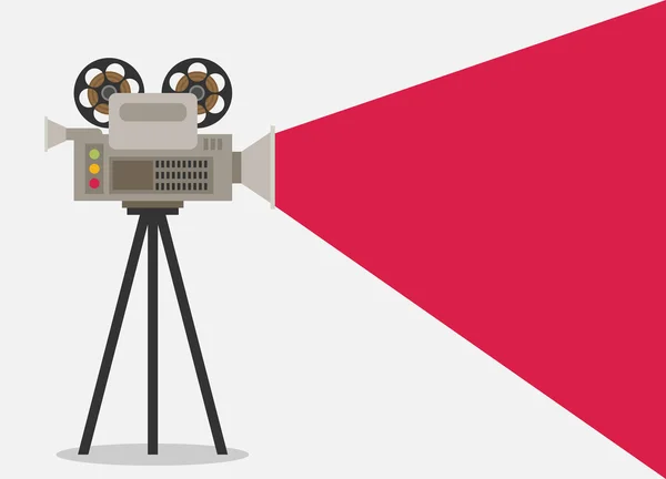 Kino, video projektor — Stockový vektor