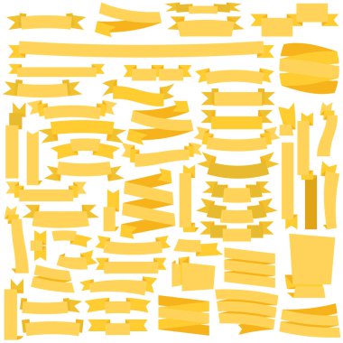 renkli şerit kümesi