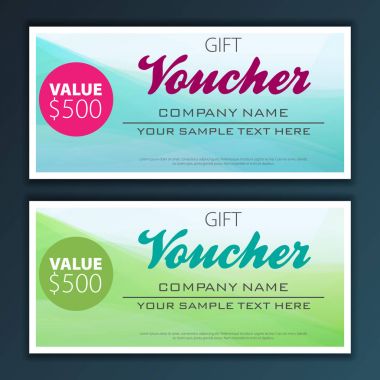 Hediye çeki şablonu