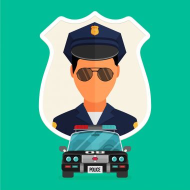 Polis memuru araba avatar ile 