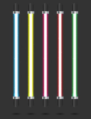 Renkli ışık sabers