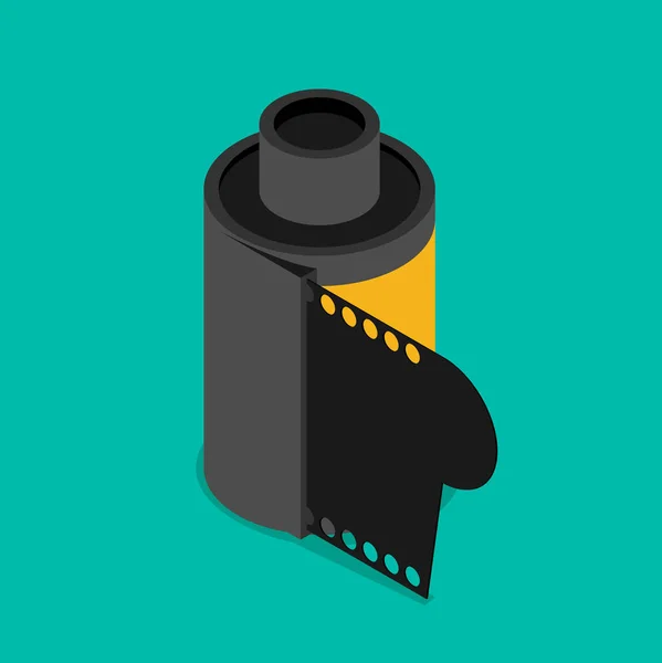 Icono de película fotográfica. — Vector de stock