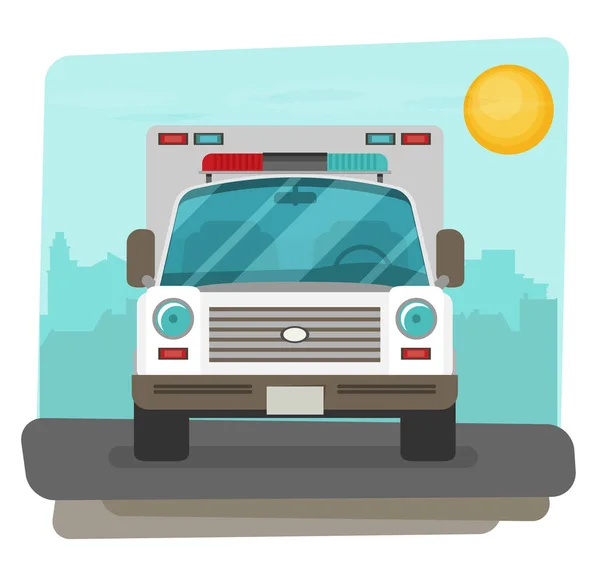レトロな救急車 — ストックベクタ