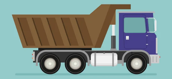 Illustration plate de camion — Image vectorielle