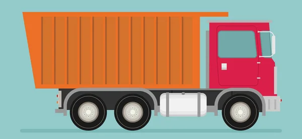 Illustration plate de camion — Image vectorielle