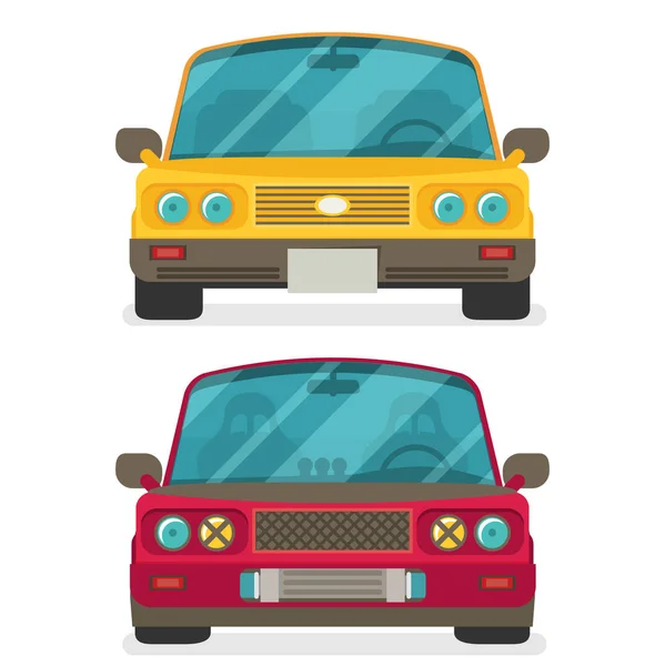 Color cars set — Stock Vector