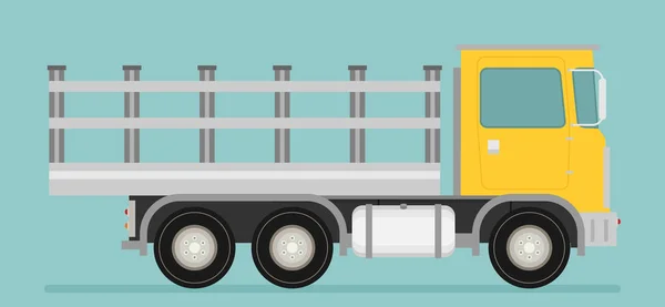 Delivery  transport truck van — Stock Vector