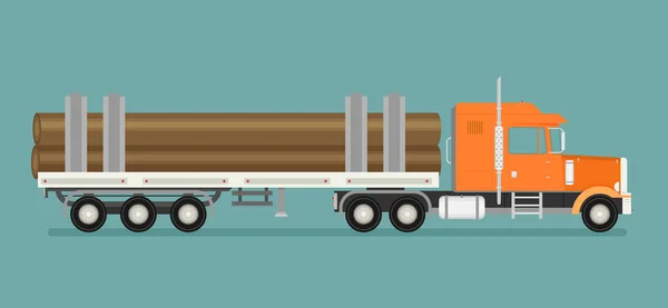 Camion en bois — Image vectorielle