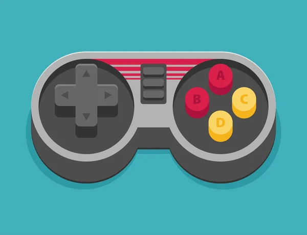 Icono de joystick plano — Archivo Imágenes Vectoriales