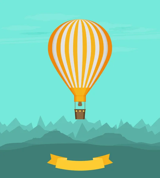 Ilustração balão plana — Vetor de Stock