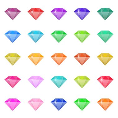 Elmas çizimde düz tasarım