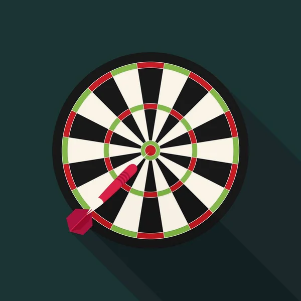 Darts játék illusztráció — Stock Vector