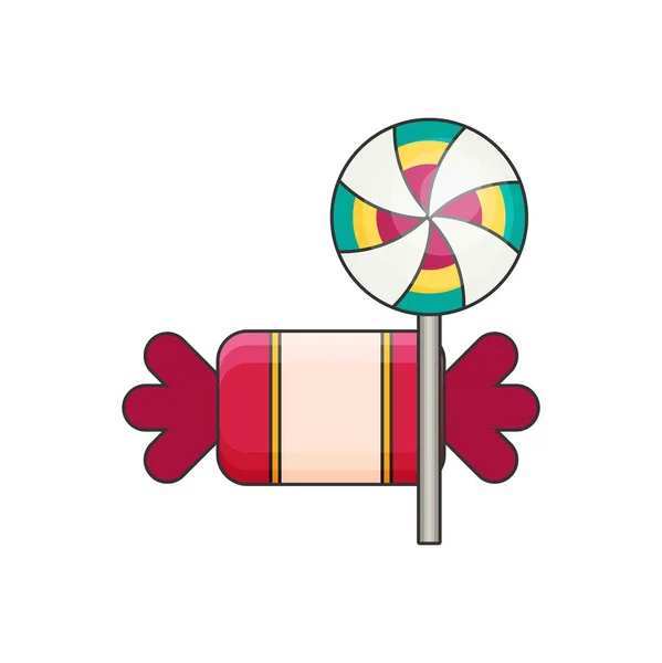 Candies flat  icon — Stock Vector