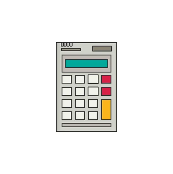 Kalkulator płaski — Wektor stockowy