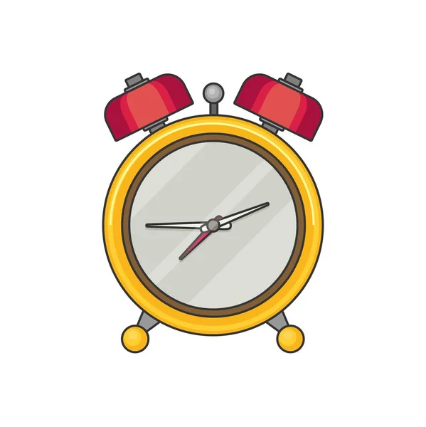 Illustration horloge couleur — Image vectorielle