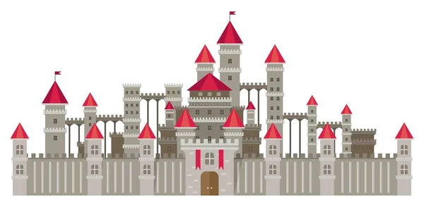 Magic fantasy castle — Stock Vector