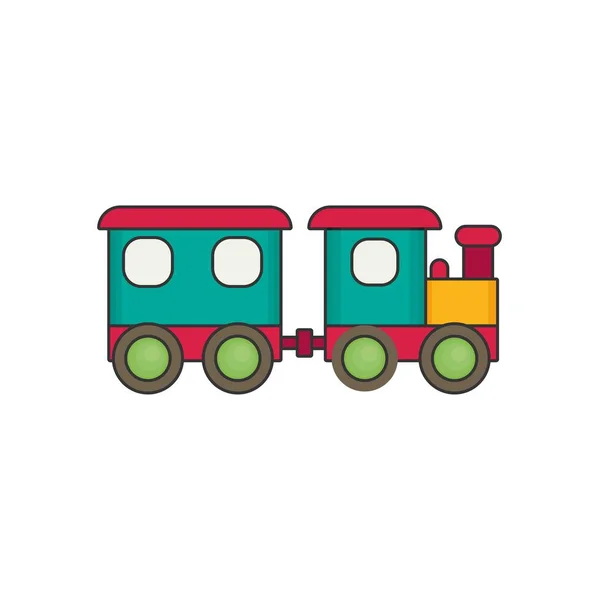 Toy icon flat vector — Stock Vector