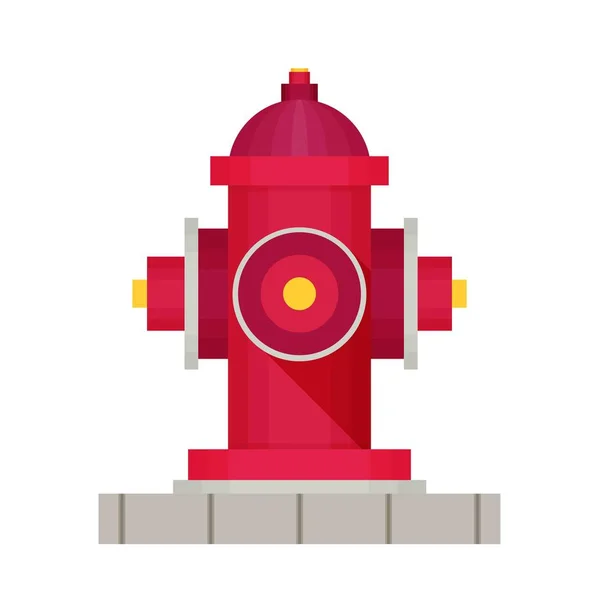 Hydrantowe ikona płaskie — Wektor stockowy