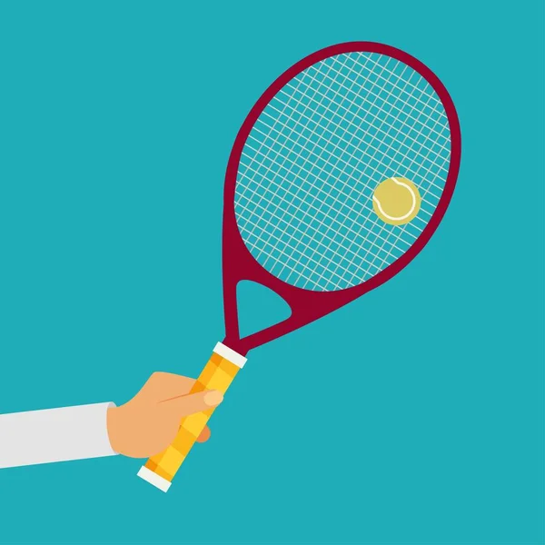 Tennis design de couleur — Image vectorielle