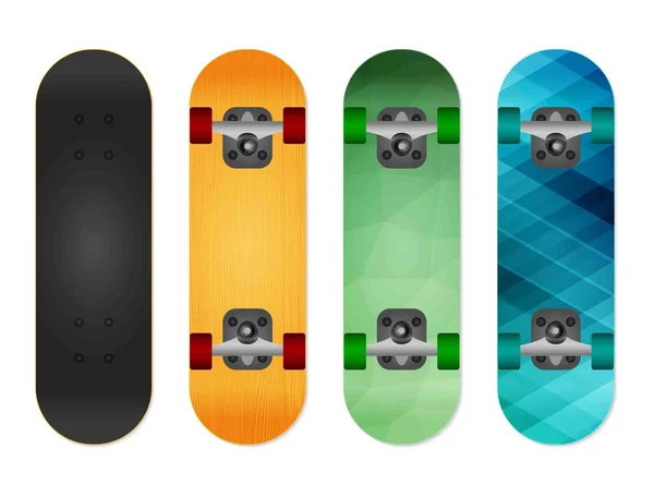 Skateboard illustratie geïsoleerd — Stockvector