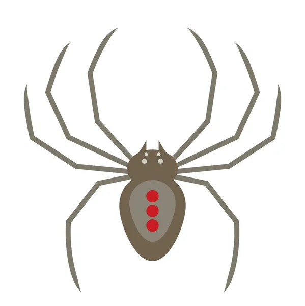 Barevná ikona Spider — Stockový vektor