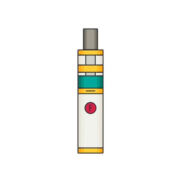 Vape flat icon — Stock Vector