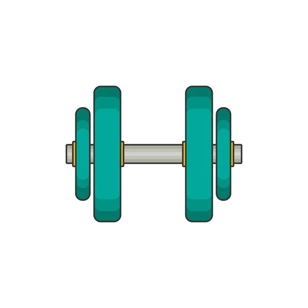 Dumbbell flat  icon — Stock Vector