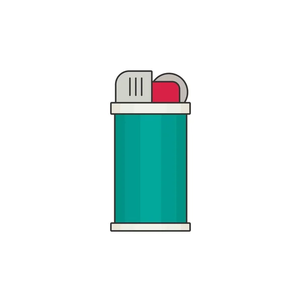 Farbfeuerzeug-Symbol — Stockvektor