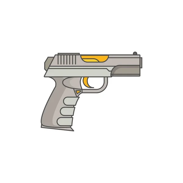 Icono de pistola ilustración — Vector de stock