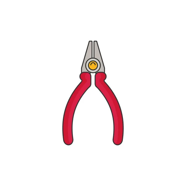 Platte gereedschappictogram — Stockvector